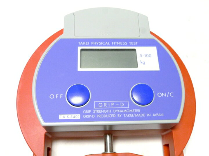 楽天市場】美品 【中古】竹井機器 GRIP-D T.K.K.5401 デジタル 握力計  