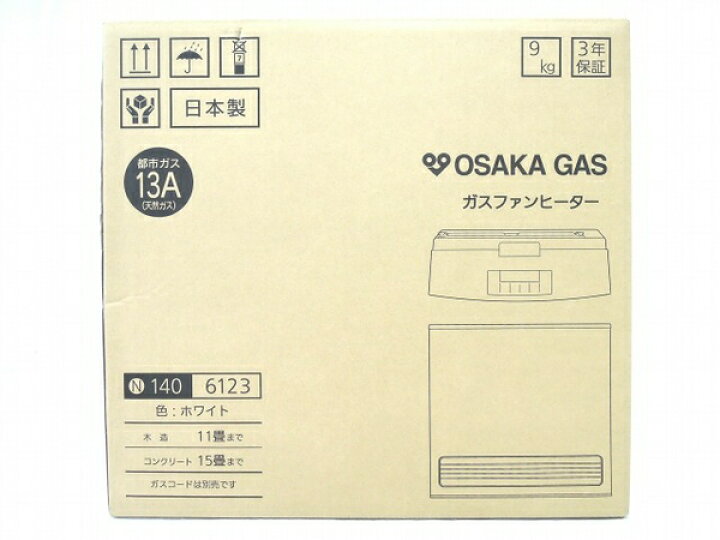 楽天市場】未使用 【中古】 未使用 大阪ガス N140 6123 ガスファン 