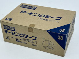 未使用 【中古】 ニチバン battlewin C38 テーピングテープ 非伸縮タイプ 38mm×12m 12個入り Z8757391