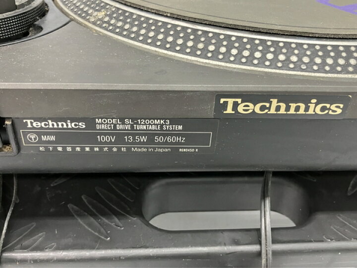 楽天市場】【中古】 Technics SL-1200MK3 レコードプレイヤー ターン 