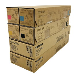 未使用 【中古】 東芝 純正トナー T-FC505J 4色廃トナーボックス2箱付き e-STUDIO2505AC適用 TOSHIBA 未使用 C11002865