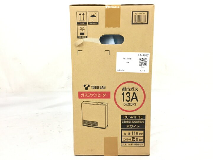 楽天市場】未使用 【中古】 東邦ガス RC-41FHE ガスファンヒーター 