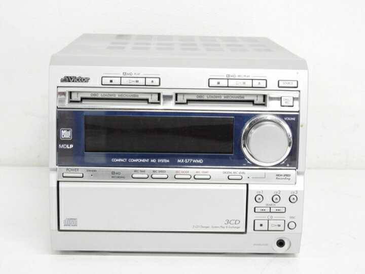 楽天市場】【中古】 Victor MX-S77WMD CD MD システム コンポ 音響機器 