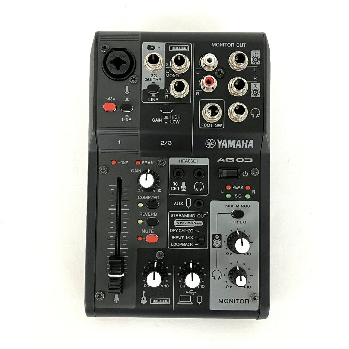楽天市場】【中古】 YAMAHA AG03 MK2 ライブストリーミング ミキサー 