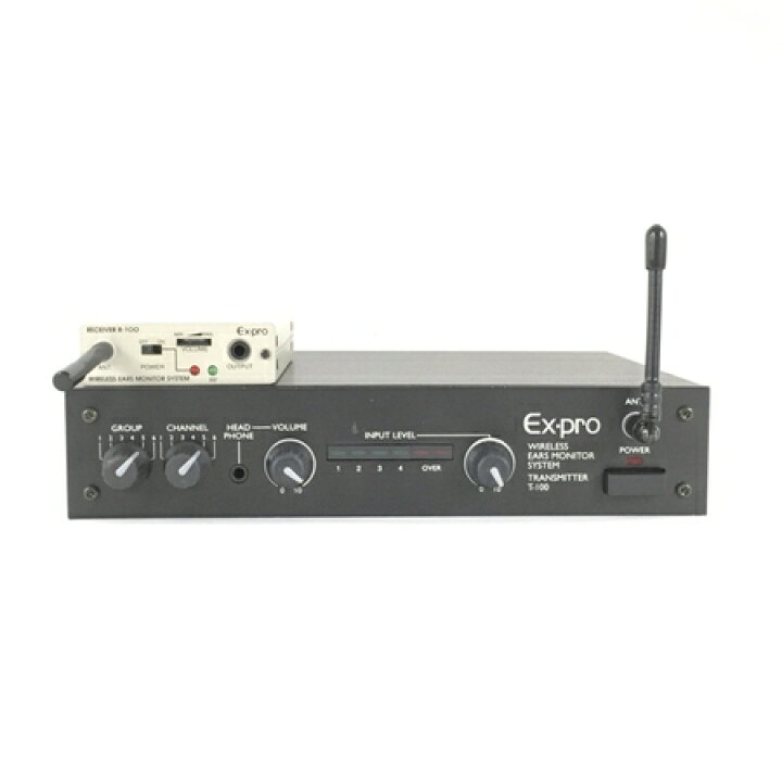 楽天市場】【中古】 Ex-pro T-100 R-100 ワイヤレス イヤーモニター  