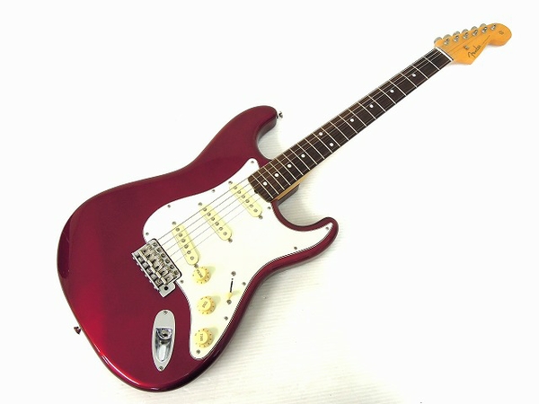 【中古】 中古 Fender Japan Stratocaster ST62-66DMC Dimarzio Collection エレキギター  ストラトキャスター フェンダージャパン Old Candy Apple Red ディマジオ O2501504 | ReRe（安く買えるドットコム）