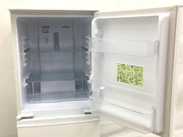 ☆中古￥13,800！【会員価格￥13,800】SHARP 137㍑2ドア冷蔵庫 家電 SJ 