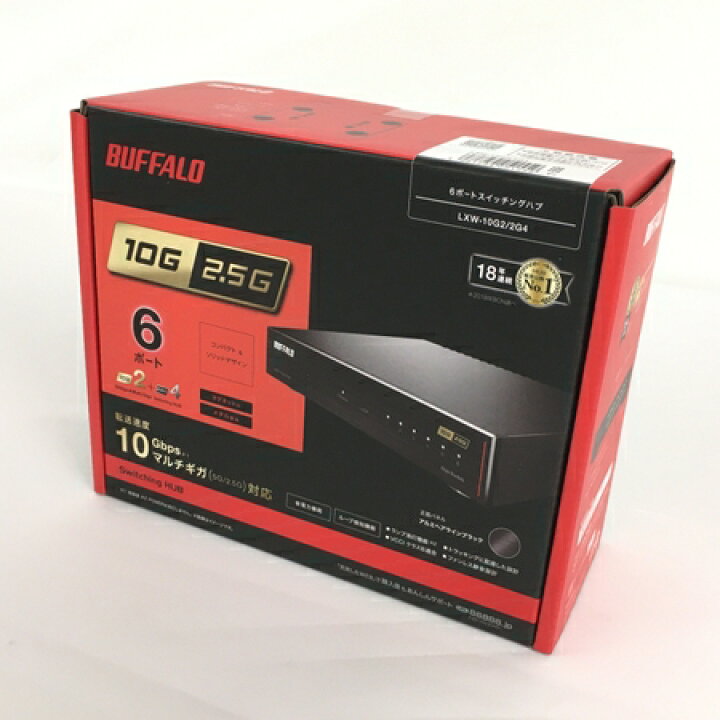 楽天市場】未使用 【中古】 BUFFALO LXW-10G2/2G4 6ポート  