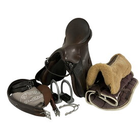 【中古】 G.PASSIER &amp; SOHN HANNOVER PS-BAUM 16.5インチ 乗馬用 鞍 パッシェ 馬具 Y11004674