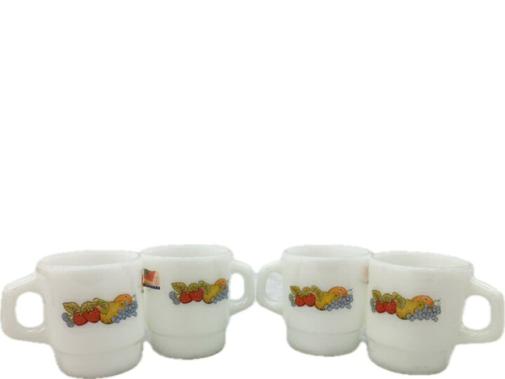 楽天市場】美品 【中古】 Fire-King スタッキング マグ キムラヤ  