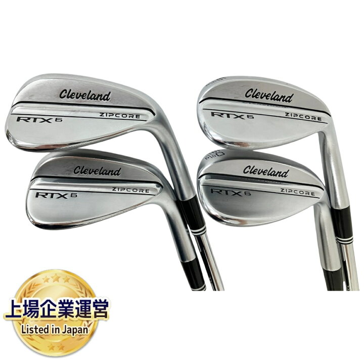 楽天市場】【中古】 Cleveland RTX 6 ZIPCORE ウェッジ 48° 52° 56° 60
