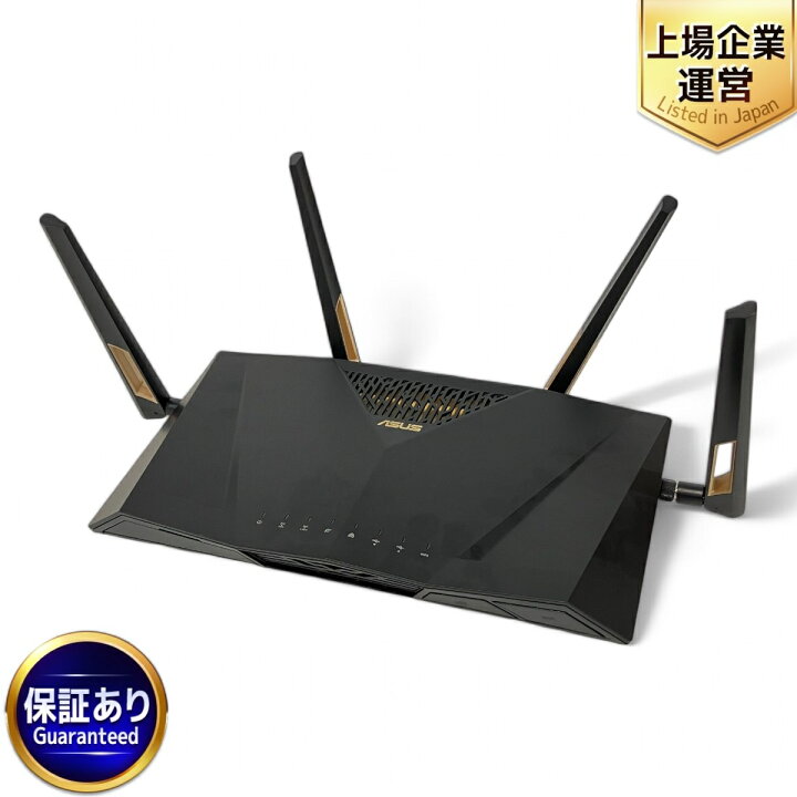 楽天市場】【中古】 ASUS RT-AX88U ルーター Wi-Fi 2019年製 デュアル 