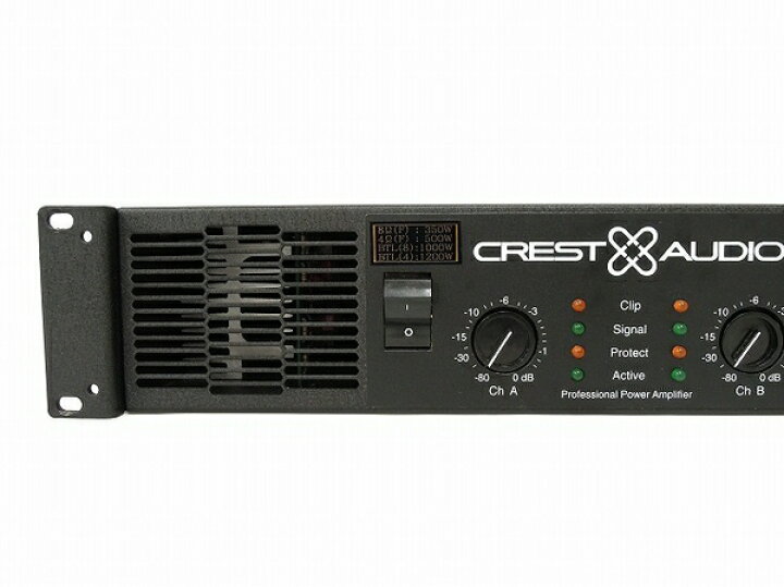 楽天市場】【中古】 CREST AUDIO CA6 400w デュアル パワーアンプ 