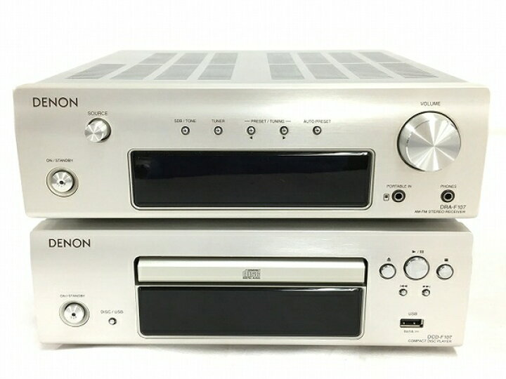 楽天市場】【中古】 DENON F107 シリーズ DRA-F107 DCD-F107 SC-F107SG 