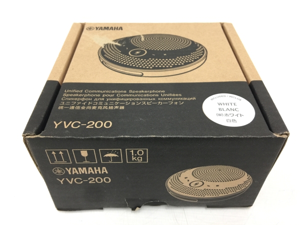 最大42%OFFクーポン 安い 未使用 YAMAHA ユニファイドコミュニケーションスピーカーフォン YVC-200 スピーカー ブラック 音響機材 ヤマハ T6953871 3615jacky.fr 3615jacky.fr