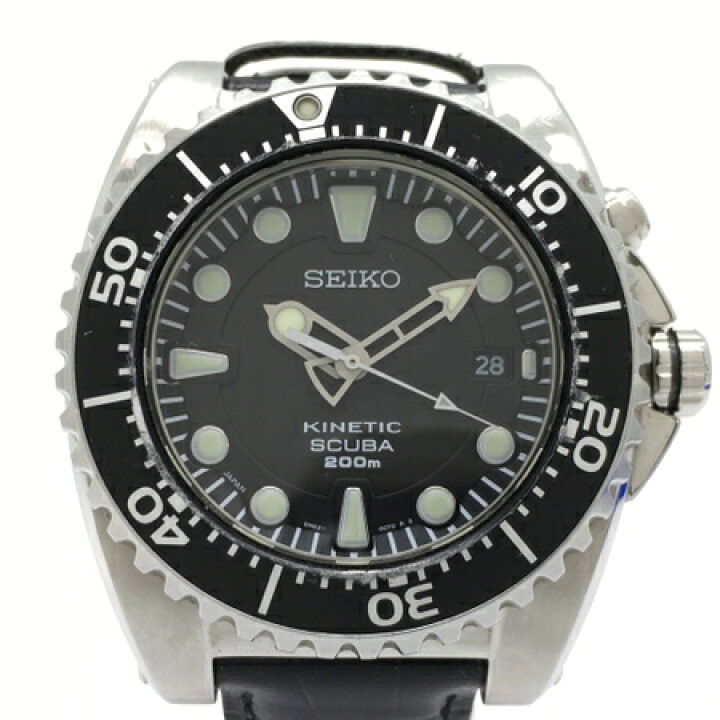 楽天市場】SEIKO セイコー KINETIC キネティック ダイバーズウォッチ 