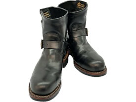 【中古】CHIPPEWA 99951 ショート エンジニアブーツ ブラック 9 1/2 シューズ チペワ C8535691