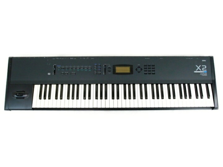 美品】KORG なじめ コルグ シンセサイザー キーボード X2 76鍵盤