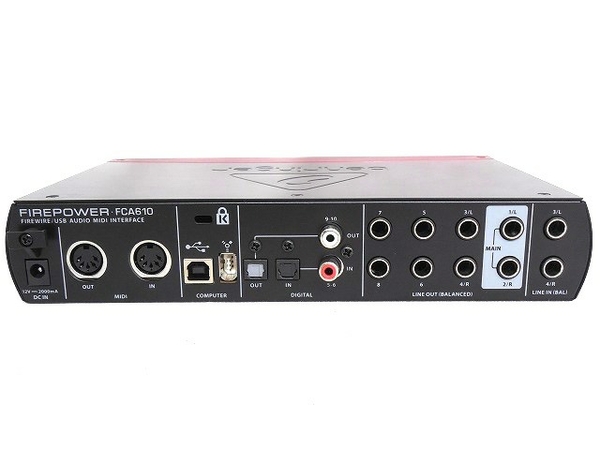 楽天市場】【中古】BEHRINGER ベリンガー FCA610 FireWire USB Audio