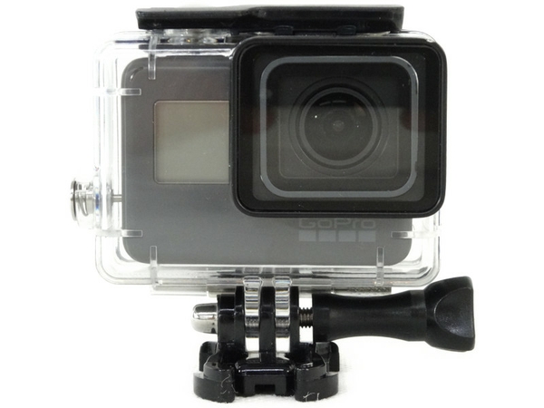 【中古】 GoPro HERO5 BLACK ASST1 ゴープロ アクションカメラ 4K GPS機能 2型液晶 防水 動画撮影 ハンドル付き  N2621983 | ReRe（安く買えるドットコム）
