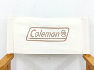 【中古】Colemanウッド木製折畳チェア椅子コールマンキャンプ用品N6523962