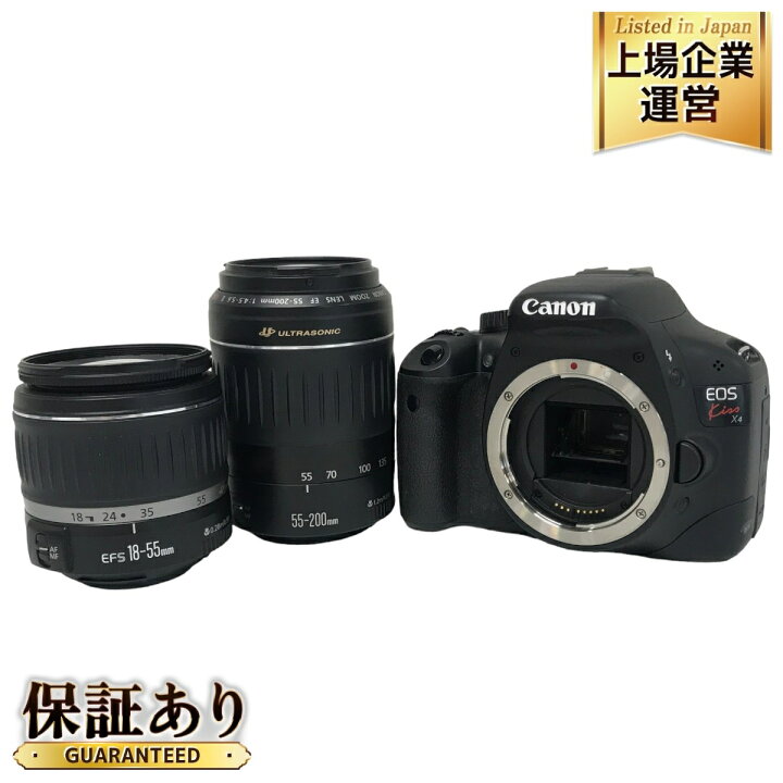 楽天市場】【中古】 Canon EOS Kiss X4 DS126271 ボディ 18-55mm 55  