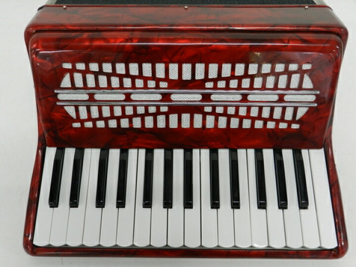 楽天市場】【中古】 共立アコーディオン ACD-400 レッド ハードケース 