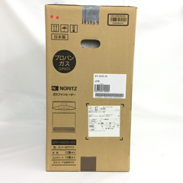 楽天市場】未使用 【中古】 NORITZ GFH-4005S-W5 LPガス ファン 