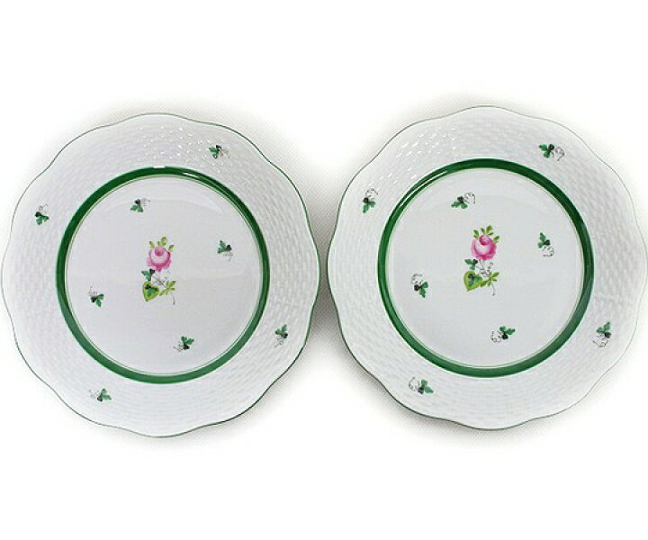 楽天市場】美品【中古】HEREND HVNGARY プレート 2枚セット HAND 