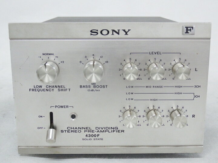 楽天市場】【中古】 SONY TA-4300F チャンネル デバイダー アンプ 