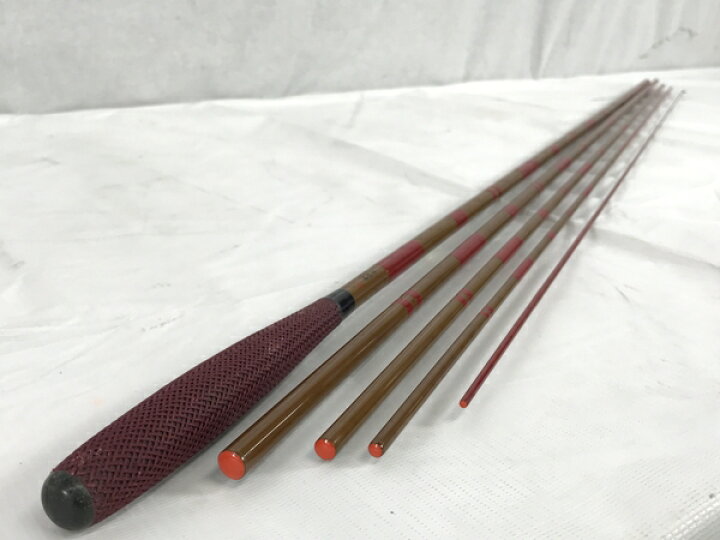 楽天市場】【中古】 シマノ 朱紋峰 本式 17尺 へら竿 へらぶな釣り 