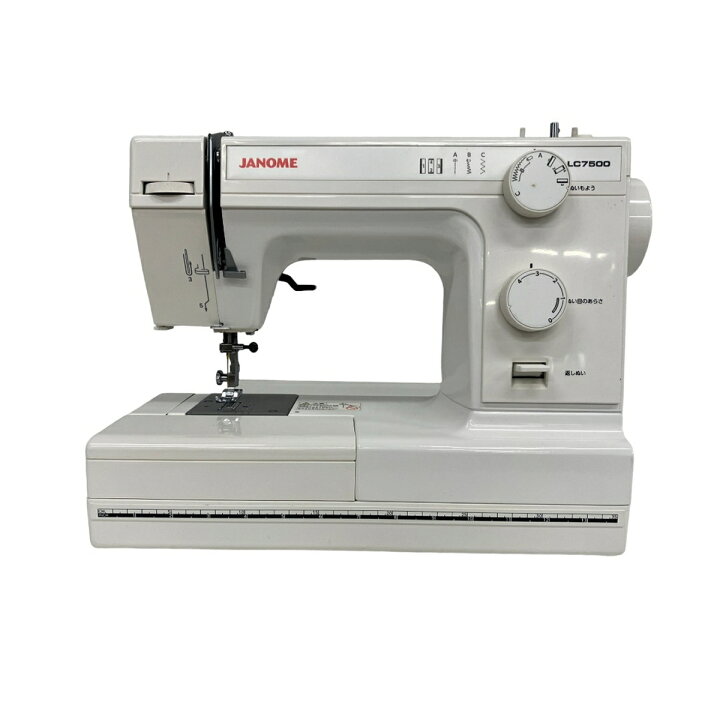 楽天市場】【中古】 【動作保証】JANOME ジャノメ LC7500 ホワイト 