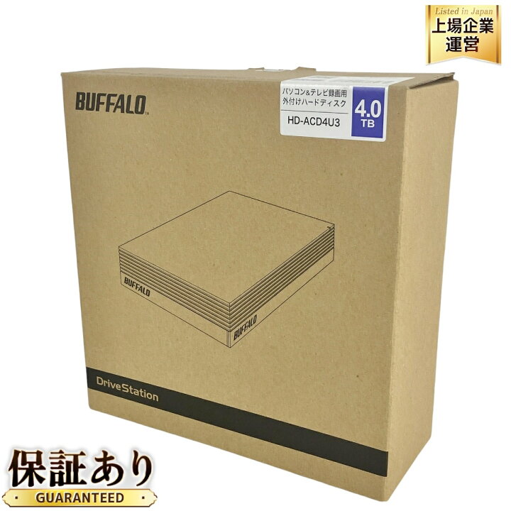 楽天市場】未使用 【中古】 BUFFALO HD-ACD4U3 外付け ハードディスク 