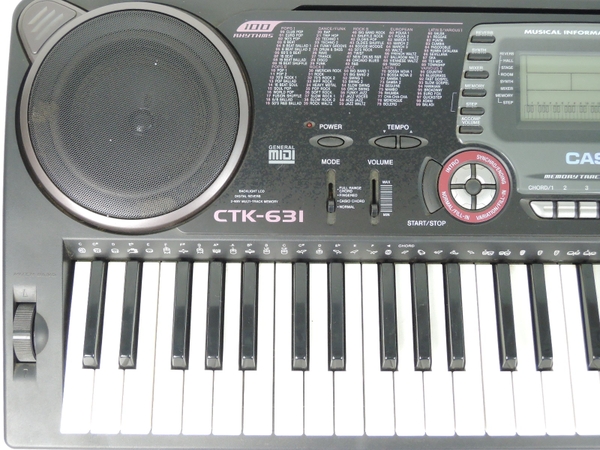 楽天市場】【中古】CASIO CTK-631 61鍵 電子 キーボード 鍵盤 楽器 