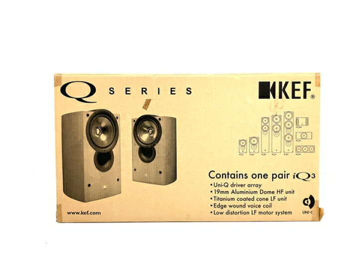 楽天市場】【中古】 KEF iQ3 SP3500 スピーカー ペア ブックシェルフ型 