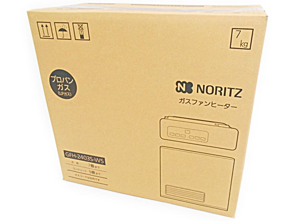 特価＞ 未使用【中古】NORITZ ガスファンヒーター GFH-2403S LPガス用