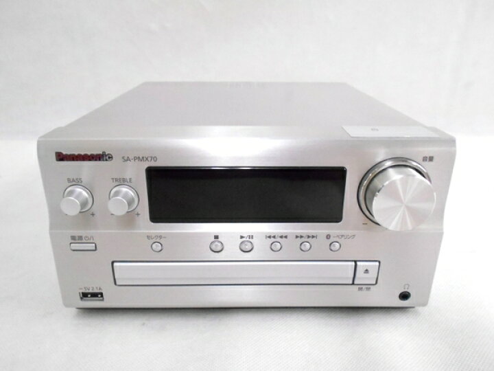 楽天市場】【中古】 Panasonic パナソニック SC-PMX70-S コンポ CD 