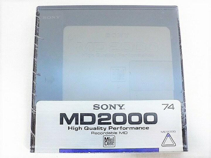 楽天市場】未使用 【中古】 SONY MD2000 74 MDW74Z 74分 ミニディスク 