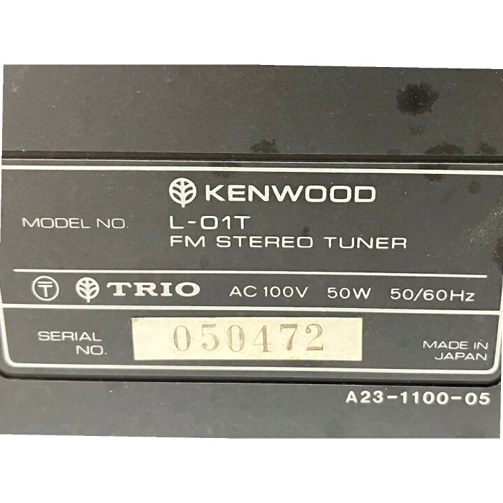 楽天市場】【中古】 KENWOOD L-01T FMステレオチューナー ケンウッド  