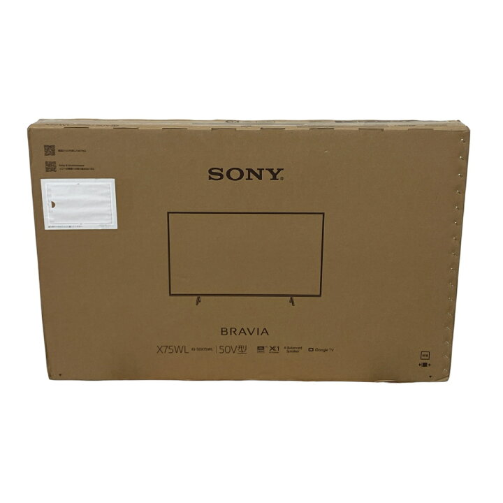 楽天市場】未使用 【中古】 SONY BRAVIA KJ-50X75WL 4K液晶 テレビ 50 