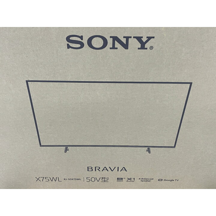 楽天市場】未使用 【中古】 SONY BRAVIA KJ-50X75WL 4K液晶 テレビ 50 