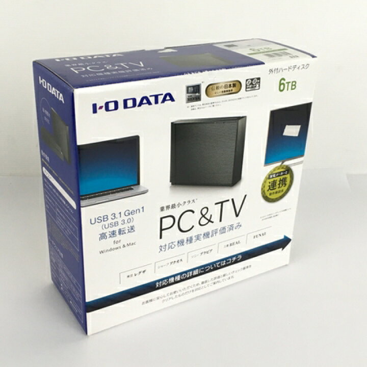楽天市場】【中古】 IO DATA アイオーデータ HDCZ-UTL6K 外付け 