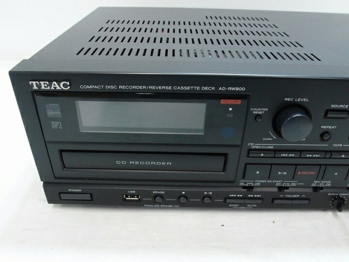 楽天市場】【中古】TEAC ティアック AD-RW900-B カセットデッキ CD 