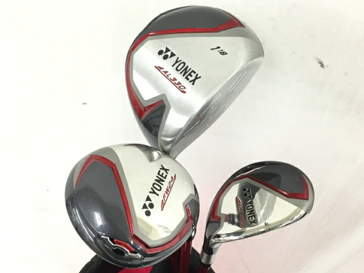 楽天市場 中古 Yonex Al330 ゴルフクラブ 1w 18 Ut30 Fw24 7i 9i Sw パター スタンド式 ゴルフバッグ付 ジュニア用 ヨネックス N Rere 安く買えるドットコム