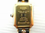 【中古】CHANELプルミエールクォーツレディースLサイズ時計シャネル動作品O6219608