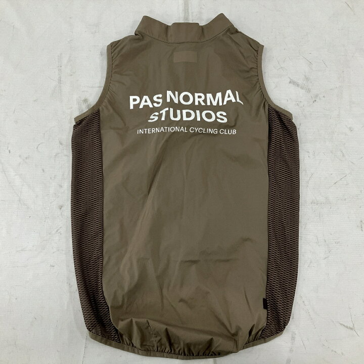 楽天市場】【中古】 PAS NORMAL STUDIOS サイクルベスト ジレ ベージュ 