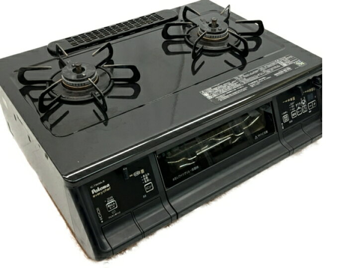 楽天市場】【中古】 Paloma IC-73KWA-R ガスコンロ LPガス用 2019年製 
