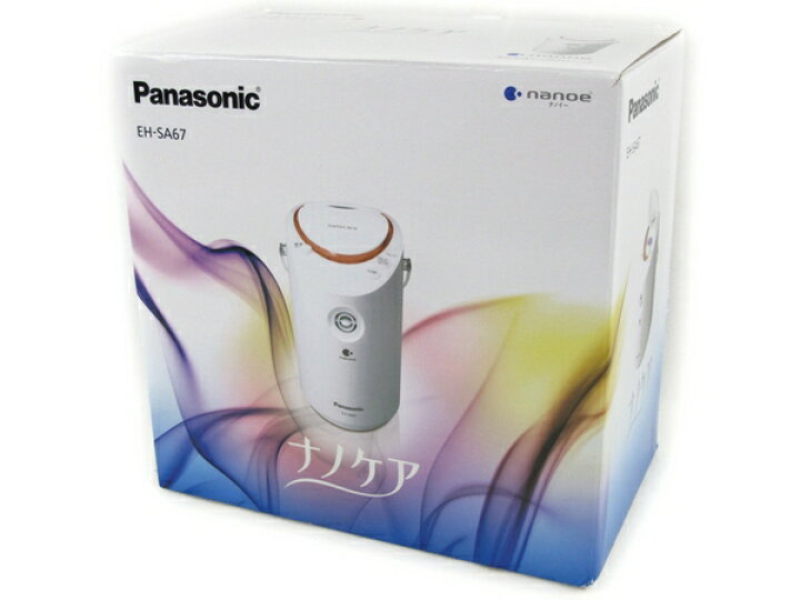 楽天市場】未使用【中古】Panasonic EH-SA67-P ナノケア スチーマー 