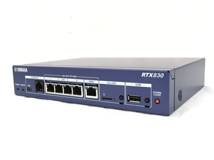 楽天市場】未使用 【中古】 YAMAHA RTX830 ギガアクセス VPN ルーター  
