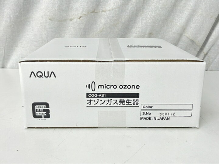 楽天市場】未使用 【中古】 未使用 【中古】AQUA COG-AS1 オゾンガス 